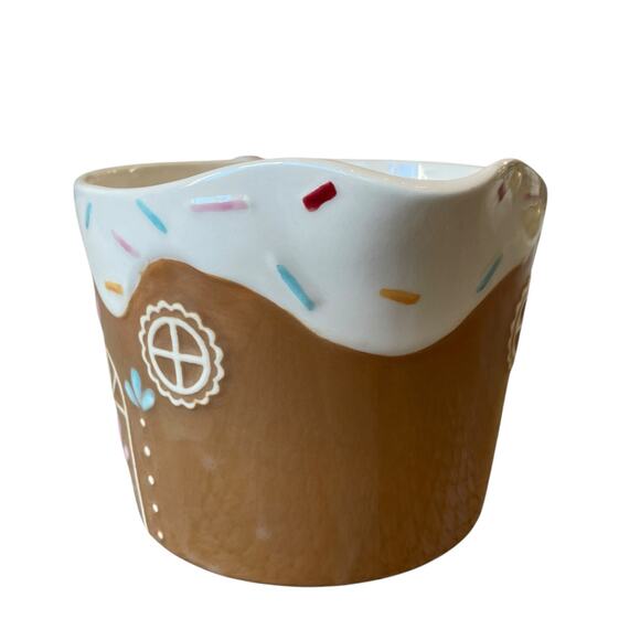 The Bake Shop Christmas Gingerbread House Measuring Jug 4 Cup Holiday New - Picture 6 of 15